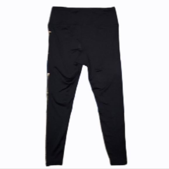 Bebe Black and Gold Leggings - Picture 4 of 5